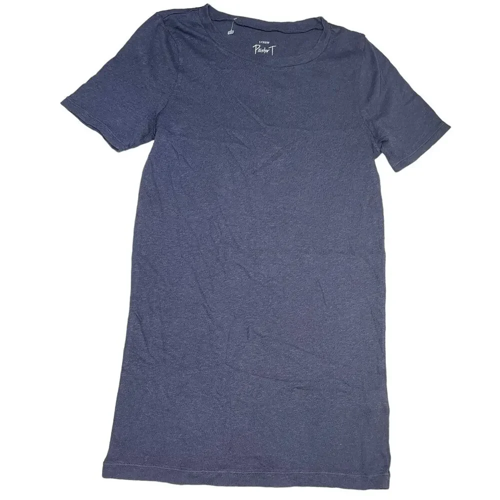 J.CREW Painter T 100% cotton short sleeve long tee shirt crew neck XS